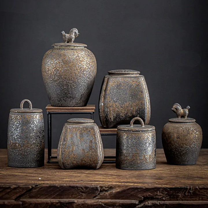 Rustique Ceramic Jar Collection