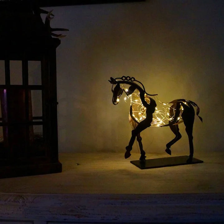 IllumiSteed Horse Statue