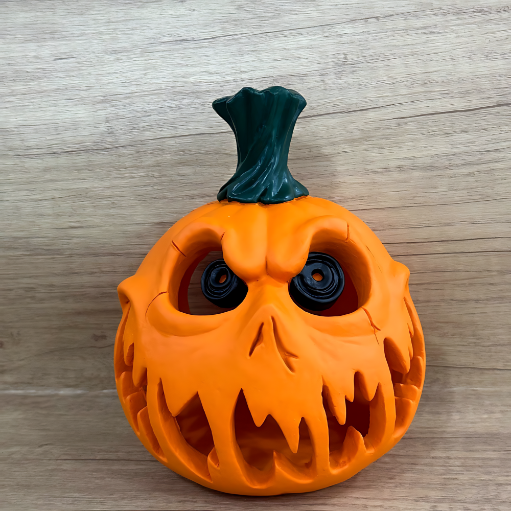 Glowing Grin Pumpkin Lamp